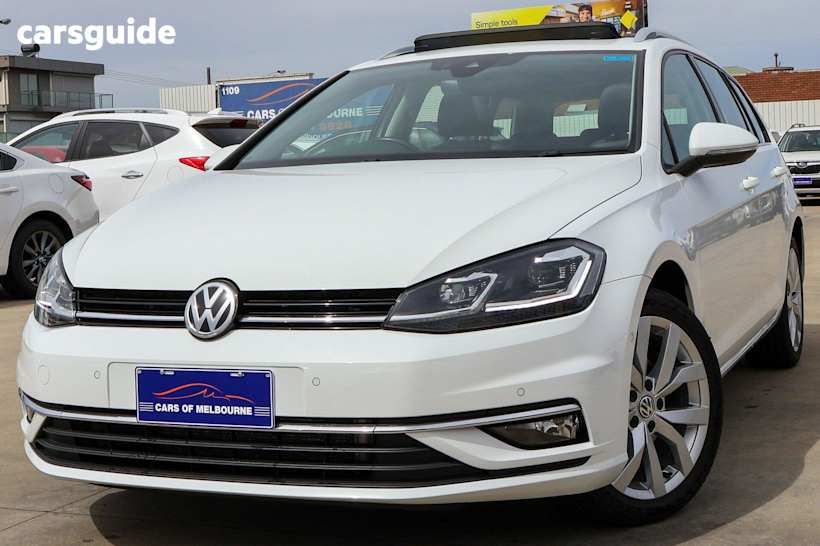 White 2019 Volkswagen Golf SUV 110TSI HIGHLINE F