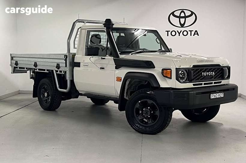 White 2024 Toyota LC MILITARY Ute Tray LC MILITARY GX 2.8L T DIESEL AUTOMATIC SINGLE C/CHASSIS