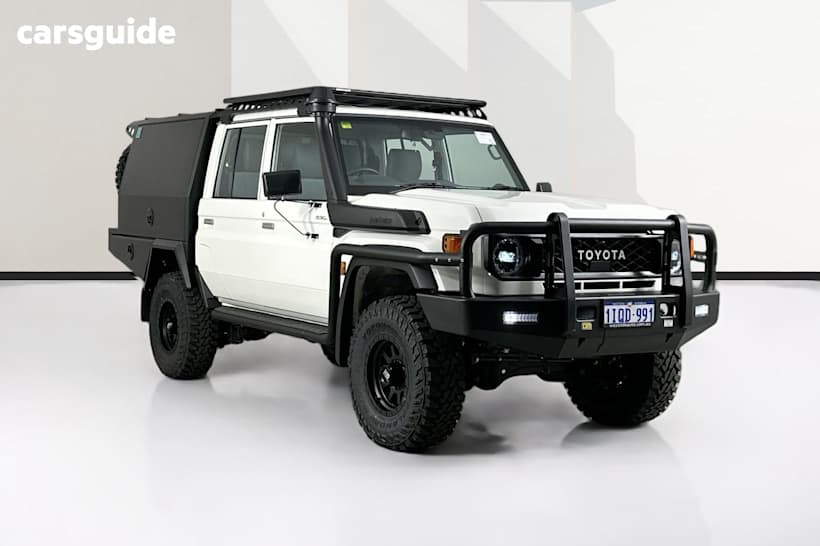 White 2025 Toyota Landcruiser Double Cab Chassis Lc79 Gxl + Diff Locks