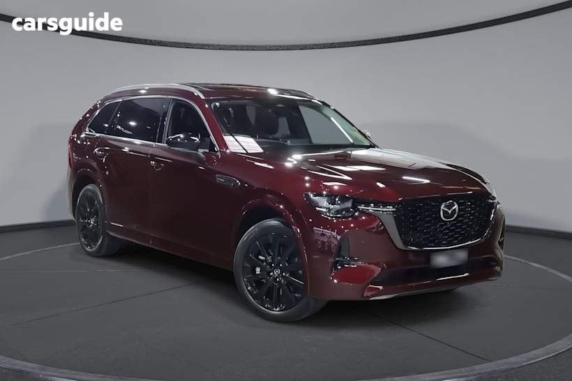 Red 2024 Mazda CX-80 SUV P50E GT 4X4