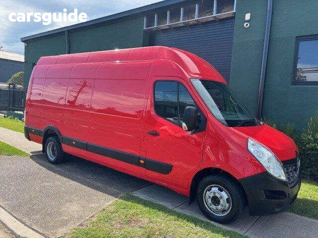Red 2017 Renault Master Commercial R