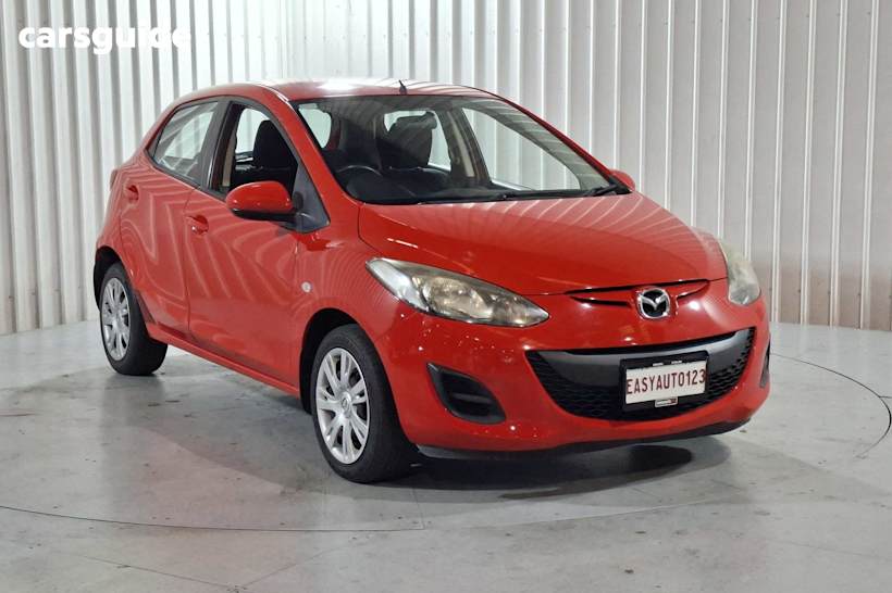 Red 2011 Mazda 2 Hatchback Neo