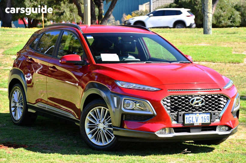 Red 2017 Hyundai Kona Wagon Elite