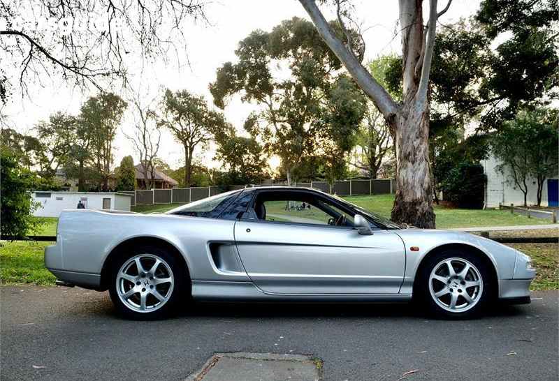 Silver 1994 Honda NSX Coupe