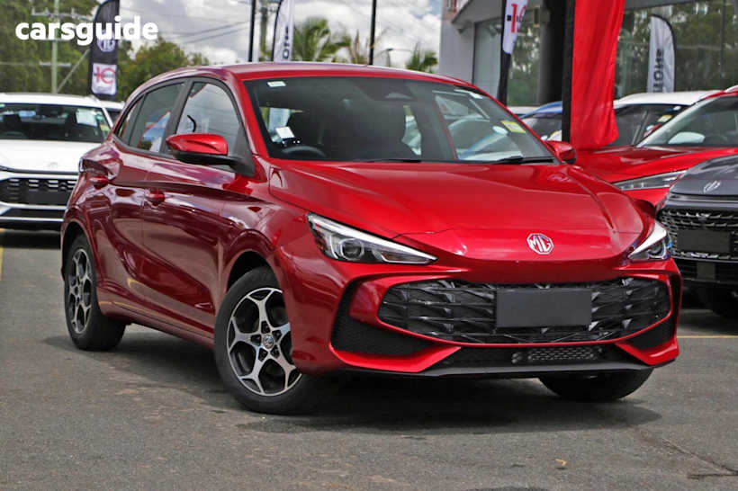 Red 2025 MG MG3 Hatchback Excite