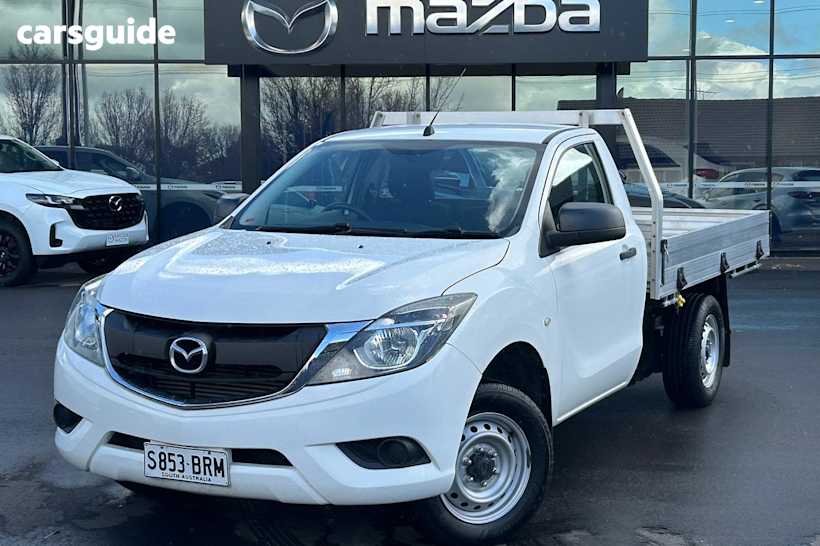 White 2017 Mazda BT-50 Ute Tray XT R
