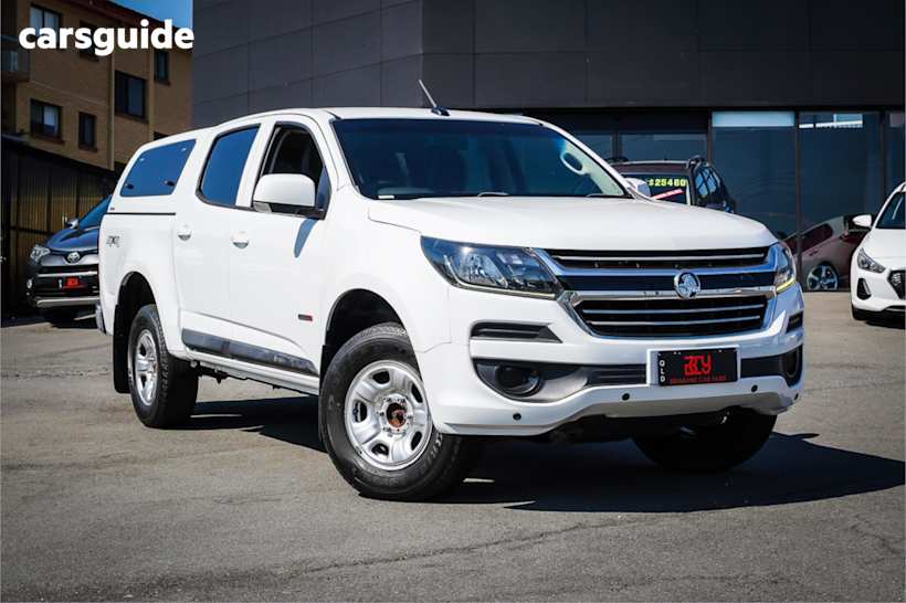 White 2018 Holden Colorado Ute Tray LS 4X4