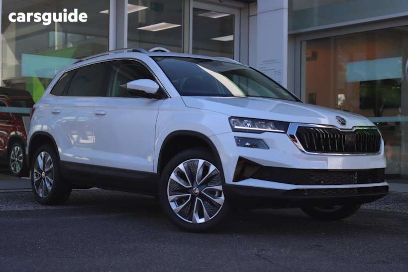 White 2023 Skoda Karoq Wagon Style 110Tsi