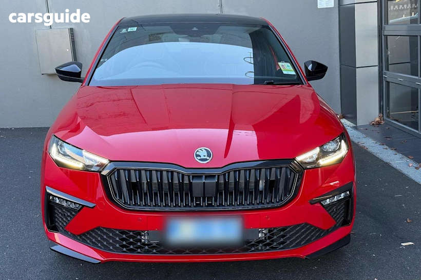 Red 2025 Skoda Scala Hatchback Monte Carlo 110Tsi