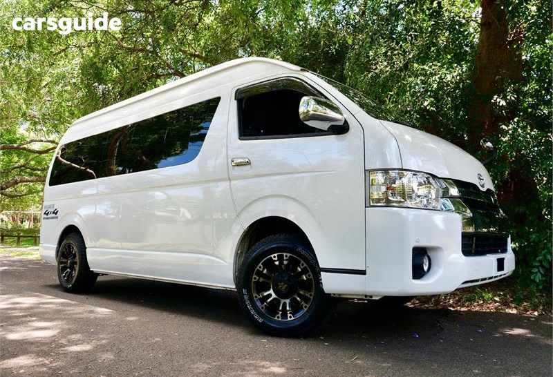 White 2018 Toyota HiAce Commercial GRAND CABIN 4WD