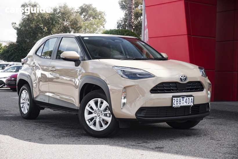 Beige 2024 Toyota Yaris Cross SUV GX F