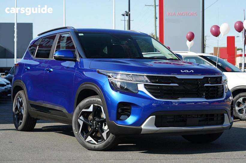 Blue 2025 Kia Seltos SUV SPORT+ 4X4