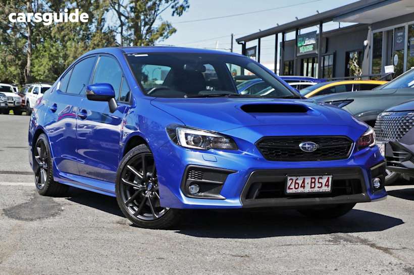 Blue 2021 Subaru WRX Sedan 4WD