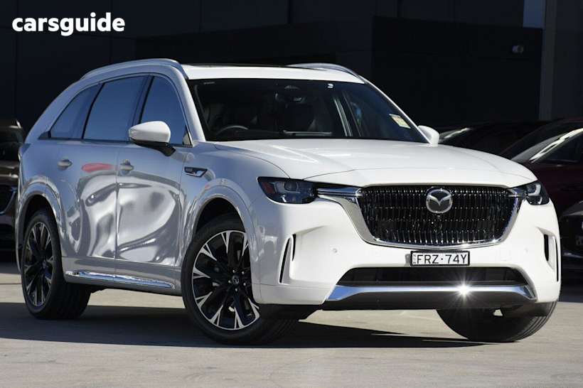 White 2025 Mazda CX-90 SUV D50E AZAMI 4X4