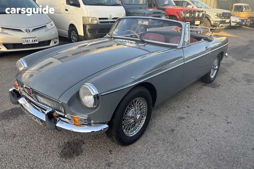 Grey 1964 MG B Roadster Sports