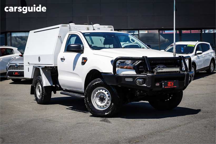 White 2019 Ford Ranger Ute Tray XL 4X4