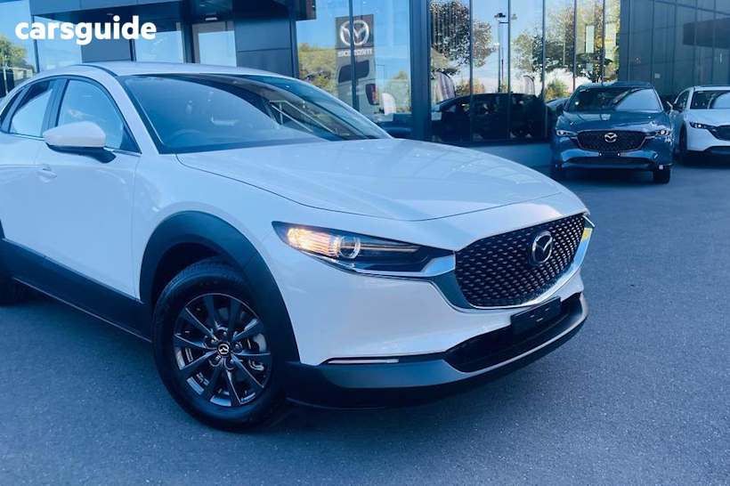 White 2025 Mazda CX-30 SUV G20 PURE F