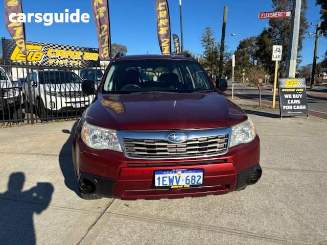 Burgundy 2008 Subaru Forester Wagon X