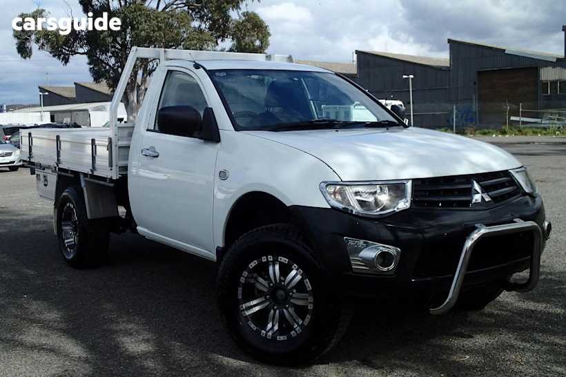 White 2013 Mitsubishi Triton Cab Chassis Gl