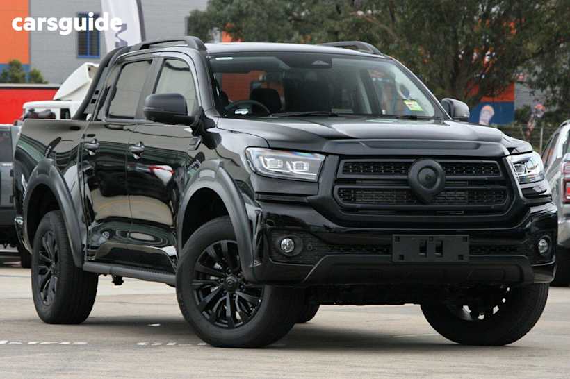 Black 2025 GWM Cannon Dual Cab Utility Vanta (4X4)