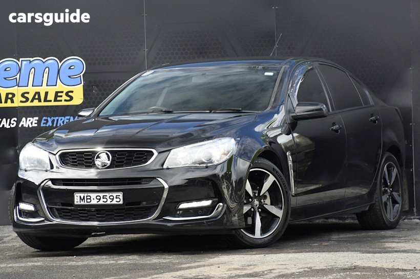 Black 2015 Holden Commodore Sedan SV6 R