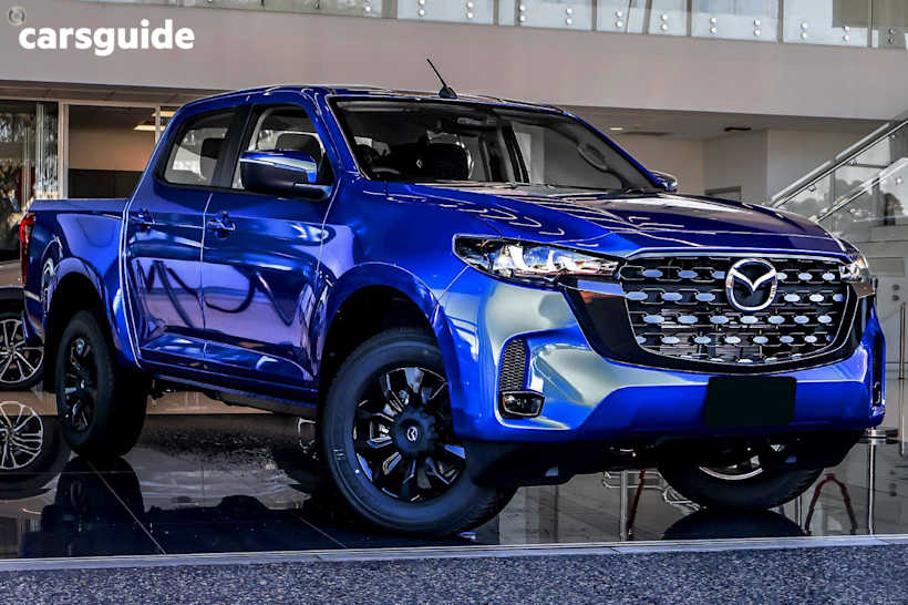 Blue 2025 Mazda BT-50 Ute Tray XT 4X4