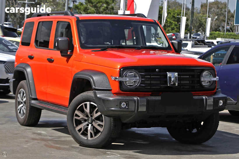 Orange 2025 GWM Tank 300 SUV ULTRA HYBRID 4X4