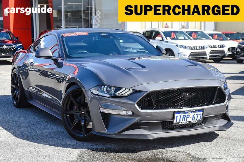 Grey 2021 Ford Mustang Coupe GT R