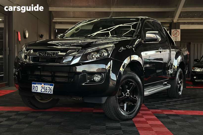 Black 2012 Isuzu D-MAX Ute Tray LS-U 4X4