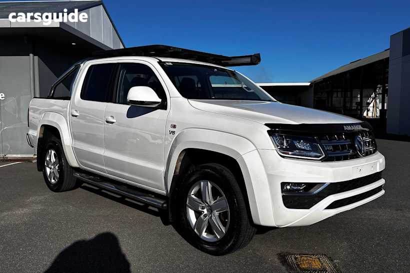 White 2018 Volkswagen Amarok Ute Tray TDI550 HIGHLINE 4X4