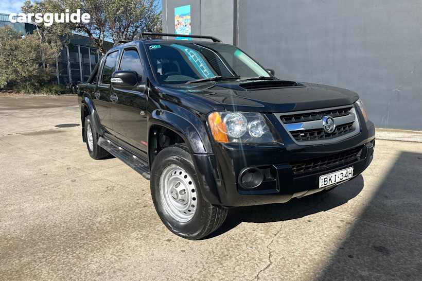 Black 2009 Holden Colorado Ute Tray LX 4X4