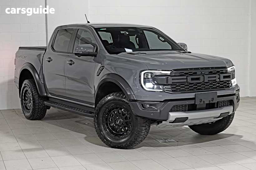 Grey 2024 Ford Ranger Ute Tray RAPTOR 4X4