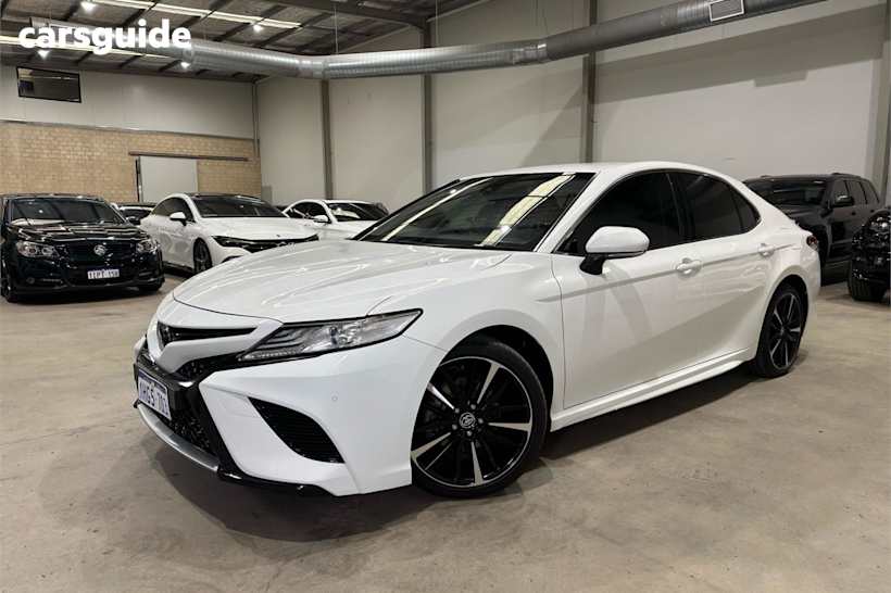 White 2021 Toyota Camry Sedan SX
