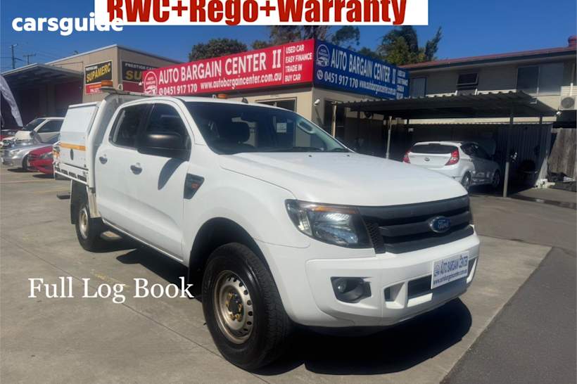 White 2015 Ford Ranger Crew Cab Pickup Xl 2.2 Hi-Rider (4X2)