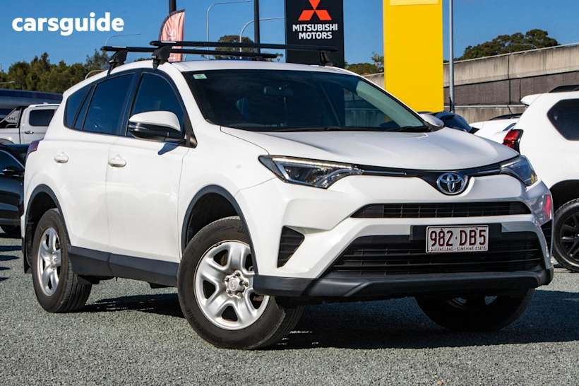White 2017 Toyota RAV4 SUV GX F