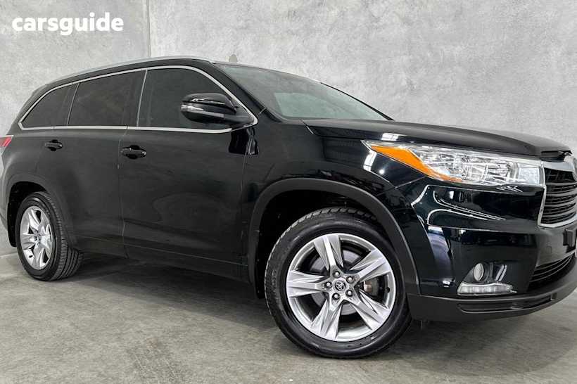 Black 2016 Toyota Kluger SUV GRANDE 4WD
