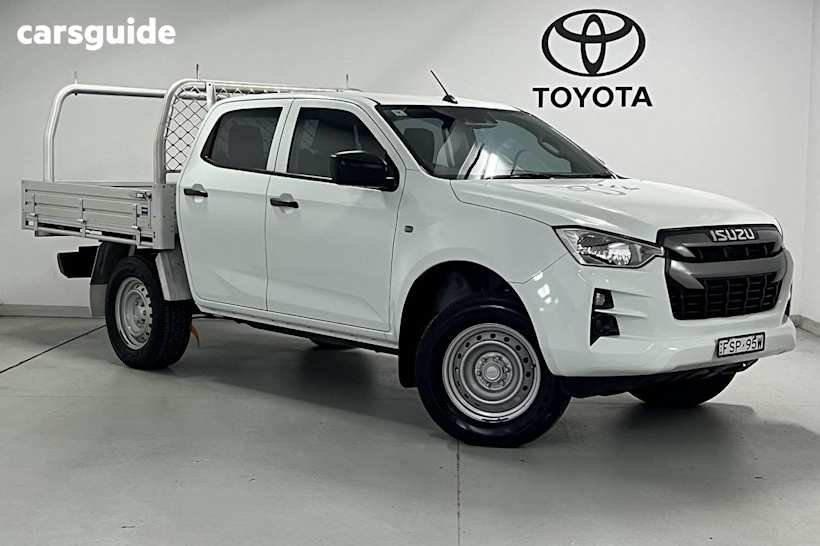 White 2020 Isuzu D-MAX Crew Cab Chassis Sx (4X4)