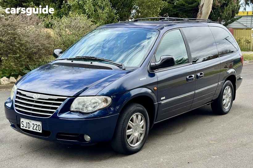 Blue 2007 Chrysler Voyager Wagon Lx