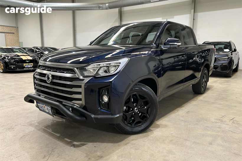 Blue 2022 Ssangyong Musso Ute Tray ULTIMATE