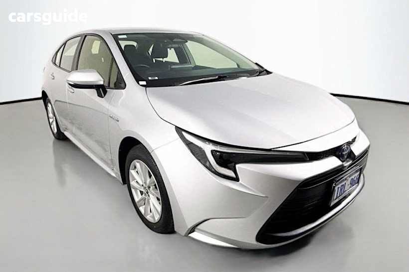 Silver 2023 Toyota Corolla Sedan Ascent Sport Hybrid
