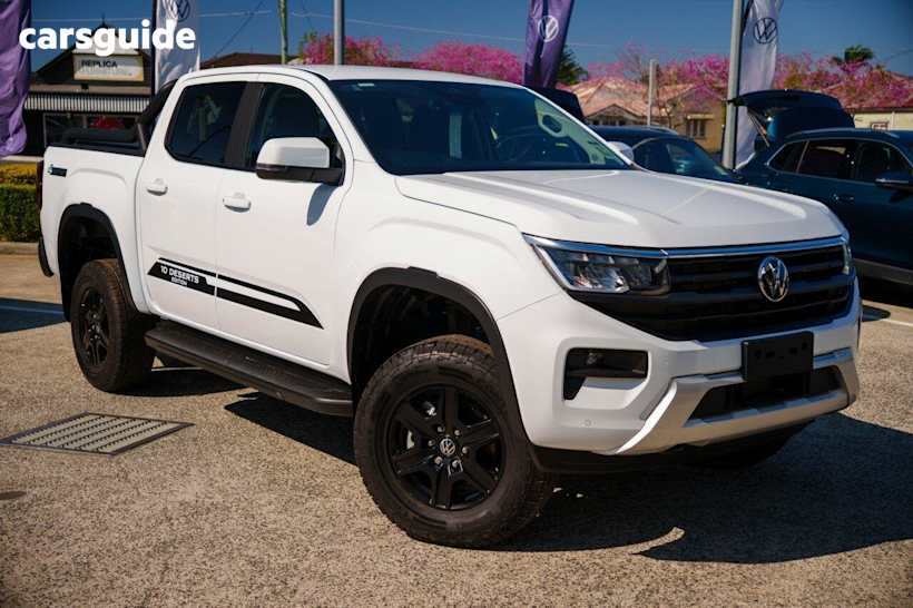 White 2025 Volkswagen Amarok Dual Cab Utility 10-Deserts Edt Tdi500 4Motion