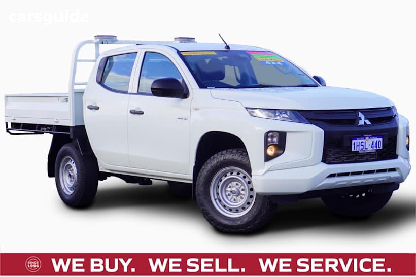 White 2022 Mitsubishi Triton Ute Tray GLX 4X4