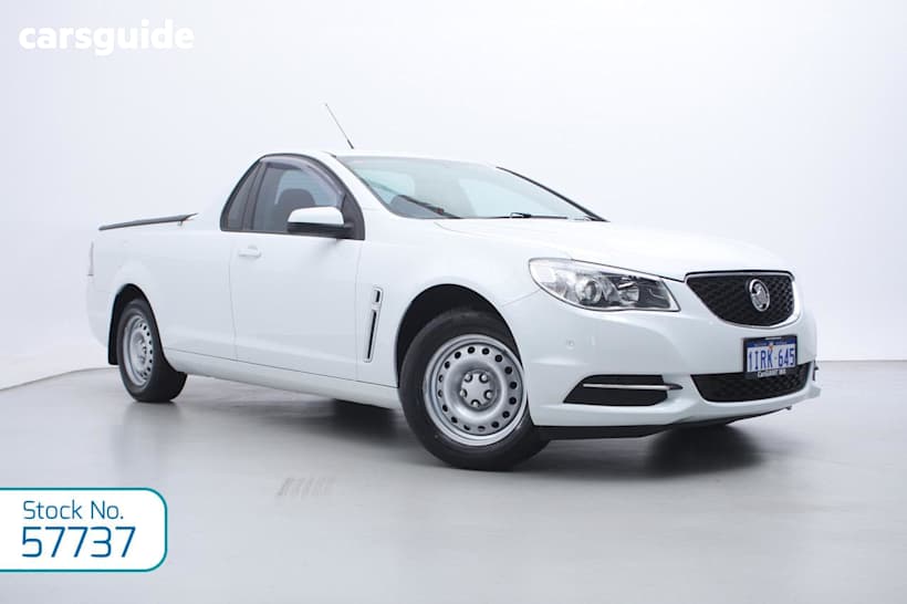 White 2017 Holden UTE Utility