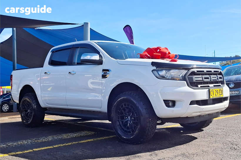 White 2019 Ford Ranger Ute Tray XLT 4X4