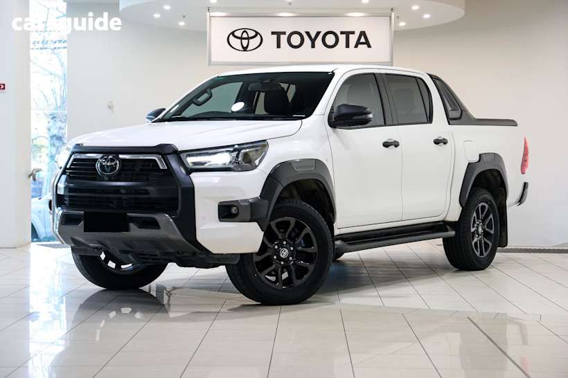 White 2021 Toyota Hilux Double Cab Pick Up Rogue (4X4)