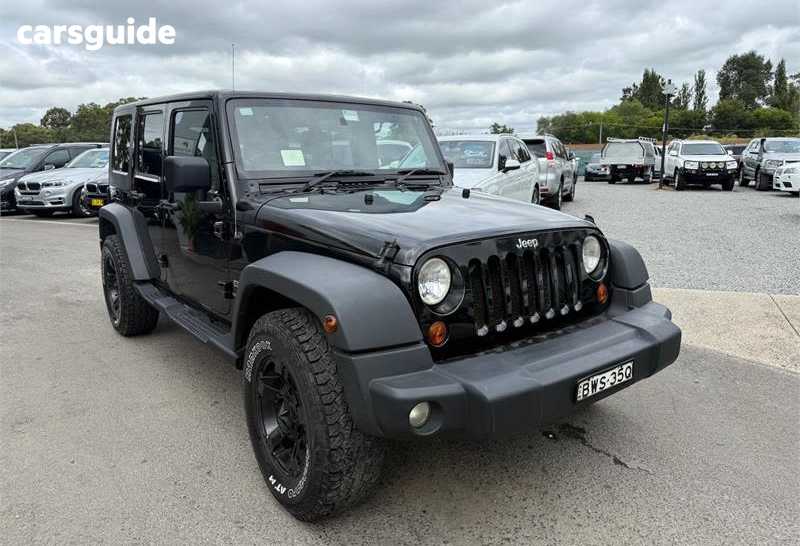 Black 2008 Jeep Wrangler Sedan SPORT 4X4