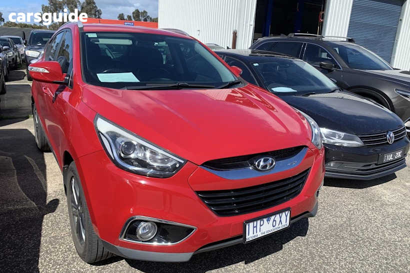 Red 2015 Hyundai IX35 SUV SE F