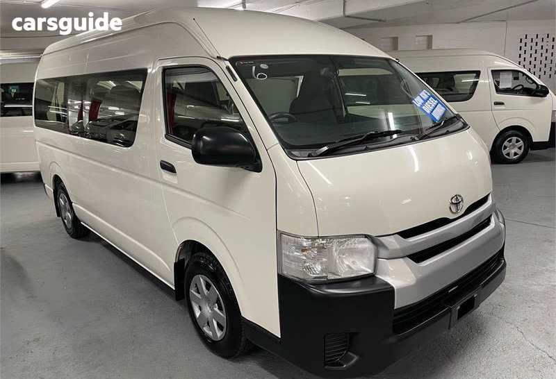 White 2017 Toyota HiAce Bus Commuter