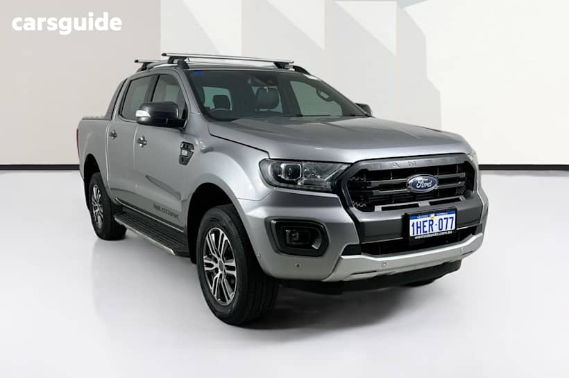 Silver 2020 Ford Ranger Double Cab Pick Up Wildtrak 3.2 (4X4)