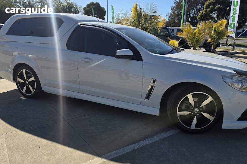 White 2014 Holden UTE Ute Tray SV6 R